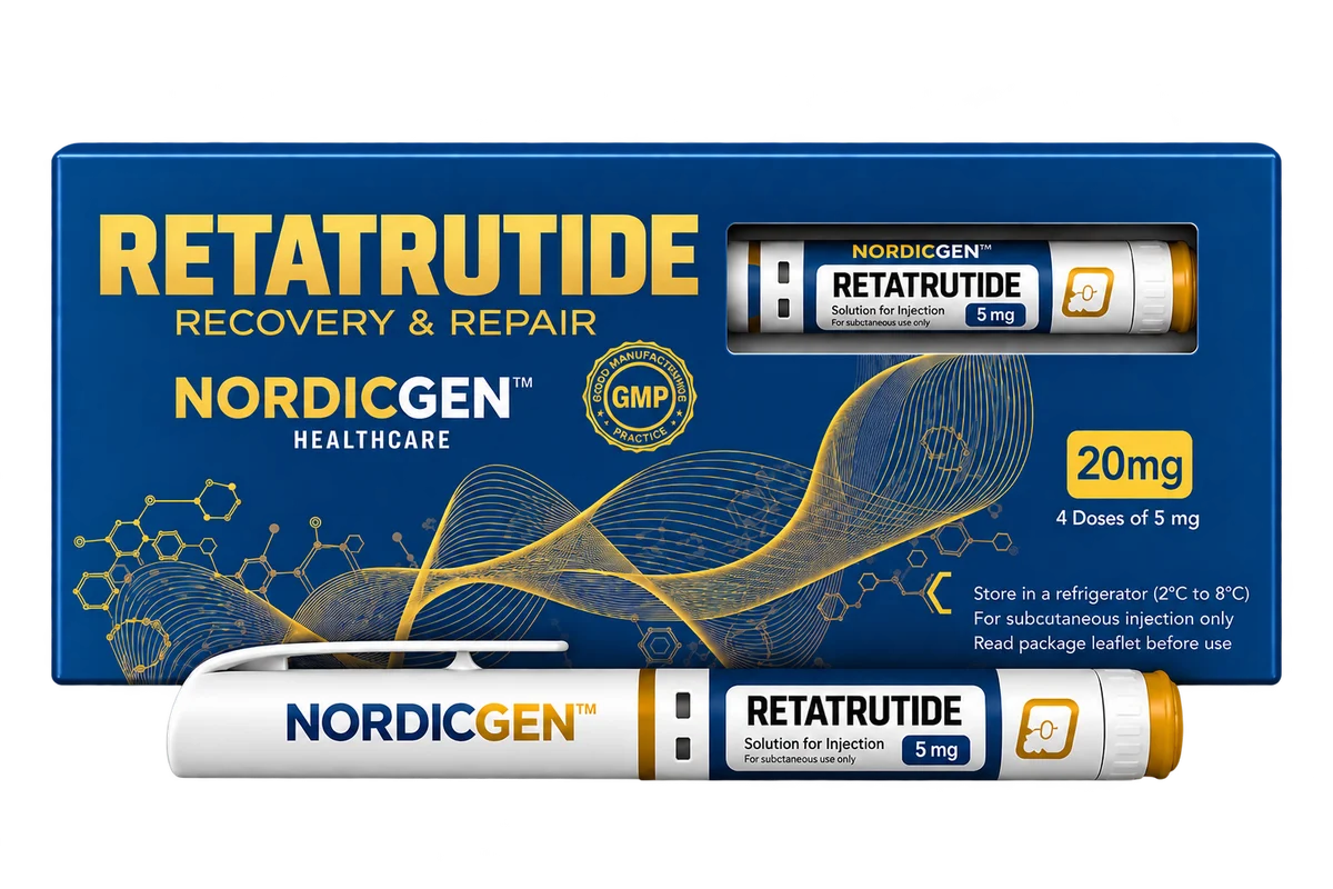 Retatrutide 20 mg NordicGen packaging