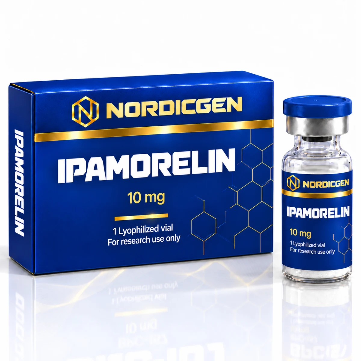 Ipamorelin 10 mg — Lyophilized Vial