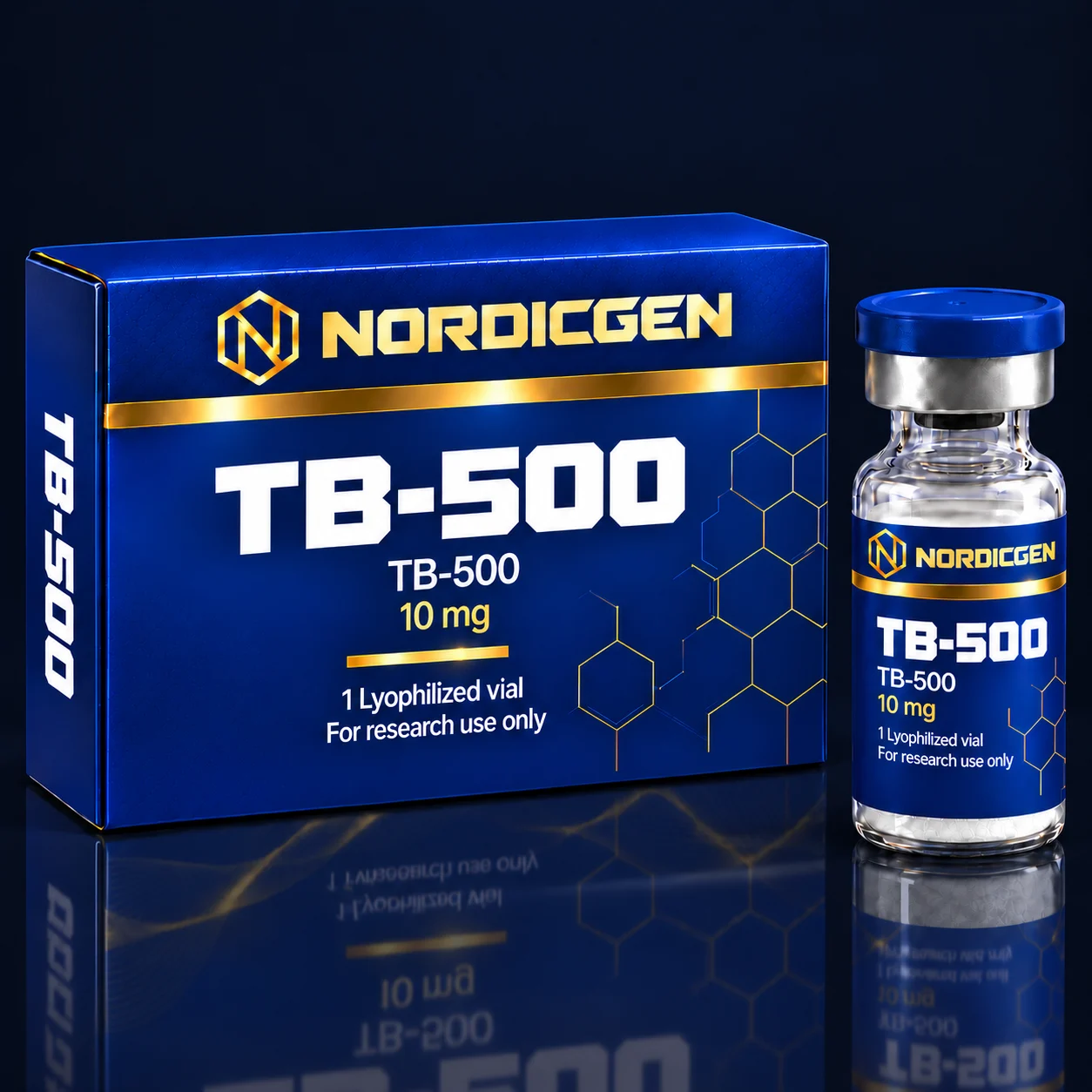 TB-500 10 mg — Lyophilized Vial