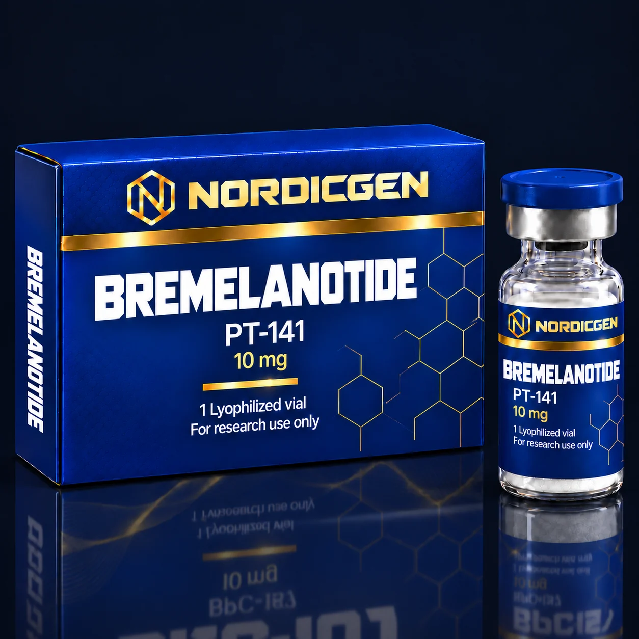 Bremelanotide 10 mg — Lyophilized Vial
