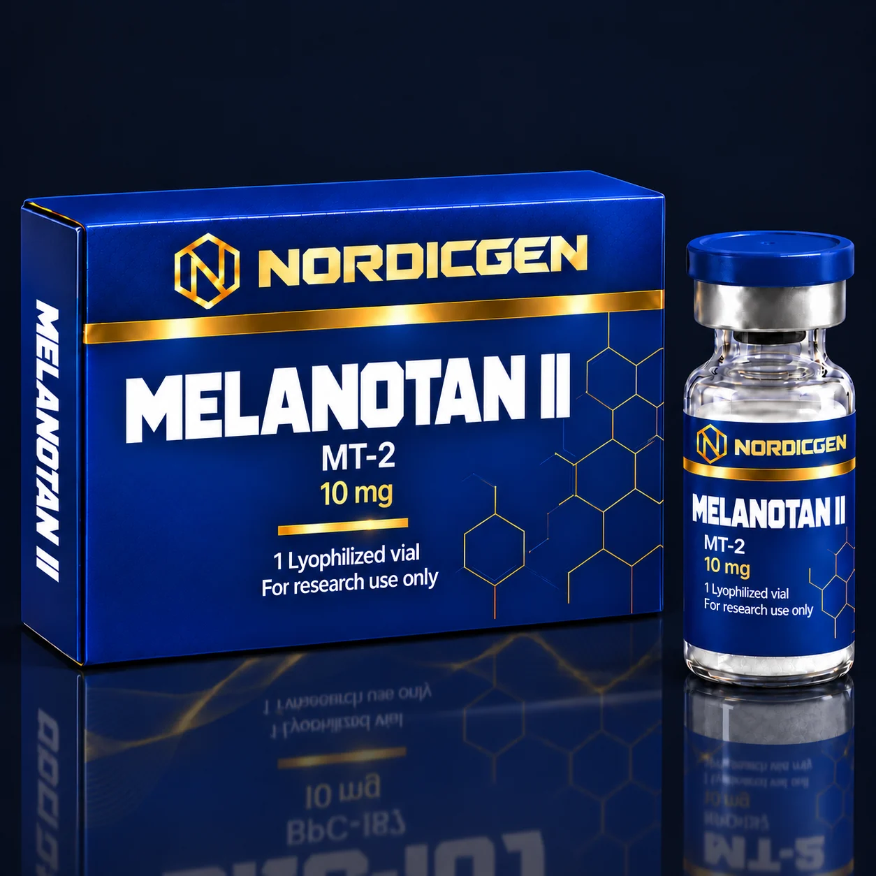 Melanotan II 10 mg — Lyophilized Vial